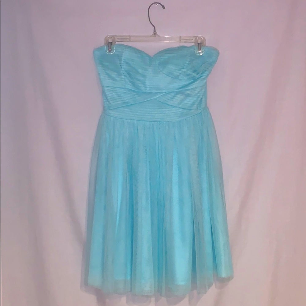 ark & co, light blue homecoming dress.